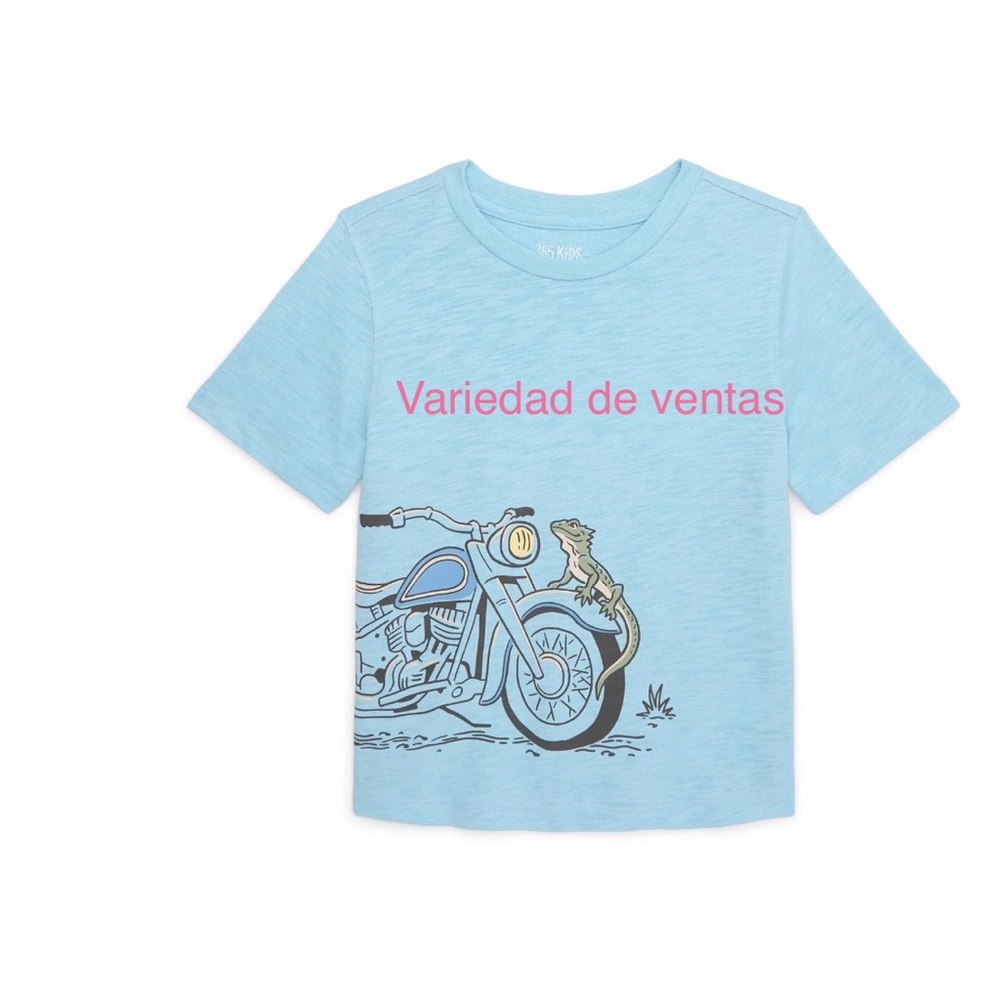 Kids Blue Graphic T-Shirt